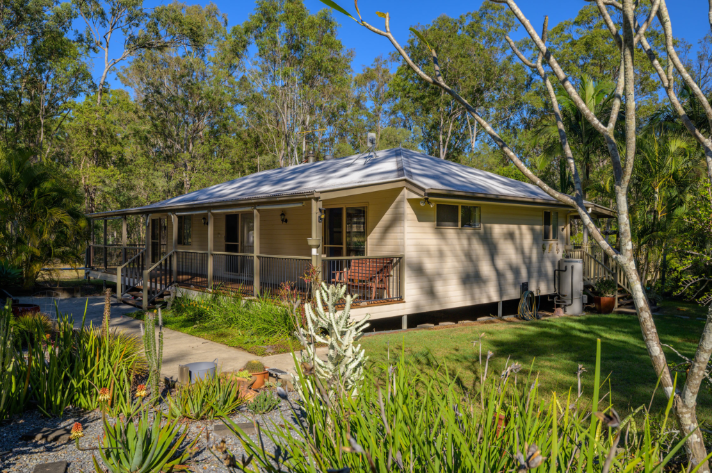 Front of house at 223 Cliff Jones Road Curra with wide veranda
