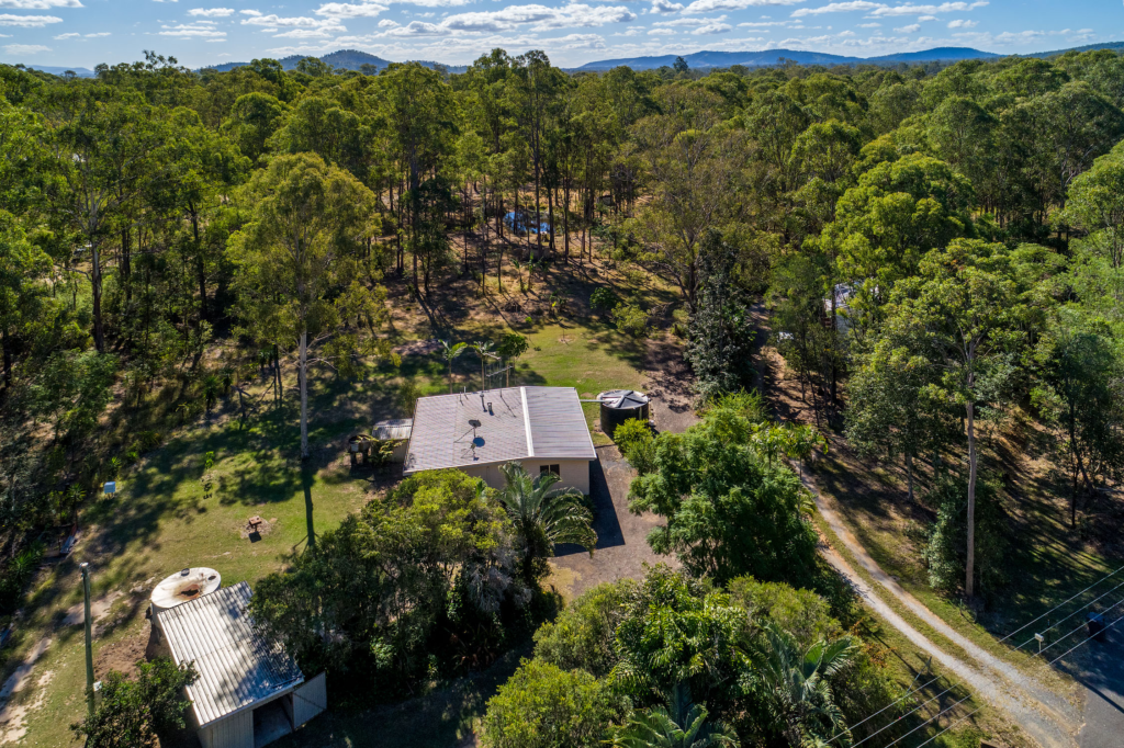 Aerial view of front of house at 17 Daphne Crescent Curra